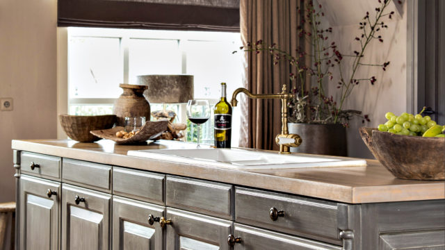 Tadelakt stucwerk keukens